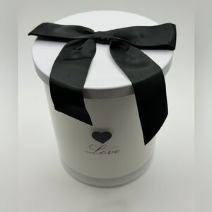 Love Candle with Black Ribbon NWT